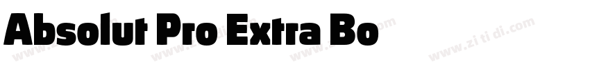 Absolut Pro Extra Bo字体转换 Absolut Pro Extra Bo字体转换